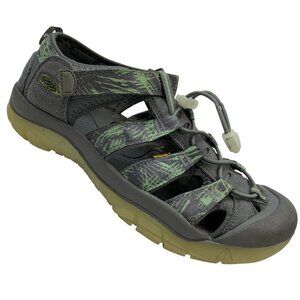 KEEN Big Kids Newport H2 Glow In The Dark Water Shoes Sandals 6 Gray Gorpcore